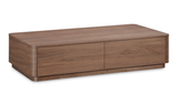 Round Off Coffee Table Walnut Brown by Moe's Home at Eve Furniture