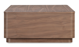 Round Off Coffee Table Walnut Brown by Moe's Home at Eve Furniture