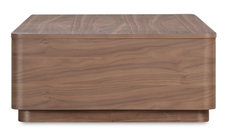 Round Off Coffee Table Walnut Brown by Moe's Home at Eve Furniture