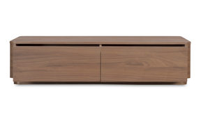 Round Off Coffee Table Walnut Brown by Moe's Home at Eve Furniture
