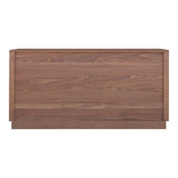 Round Off Dresser Walnut Brown by Moe's Home at Eve Furniture