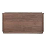 Round Off Dresser Walnut Brown by Moe's Home at Eve Furniture
