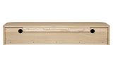 Round Off Floating Console Table Natural by Moe's Home at Eve Furniture