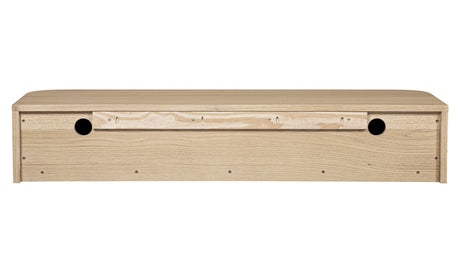 Round Off Floating Console Table Natural by Moe's Home at Eve Furniture