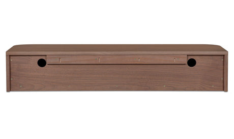 Round Off Floating Console Table Walnut by Moe's Home at Eve Furniture