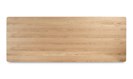 Round Off Large Dining Table Natural Oak by Moe's Home at Eve Furniture