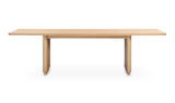 Round Off Large Dining Table Natural Oak by Moe's Home at Eve Furniture