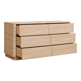 Round Off Light Oak Brown Dresser by Moe's Home at Eve Furniture