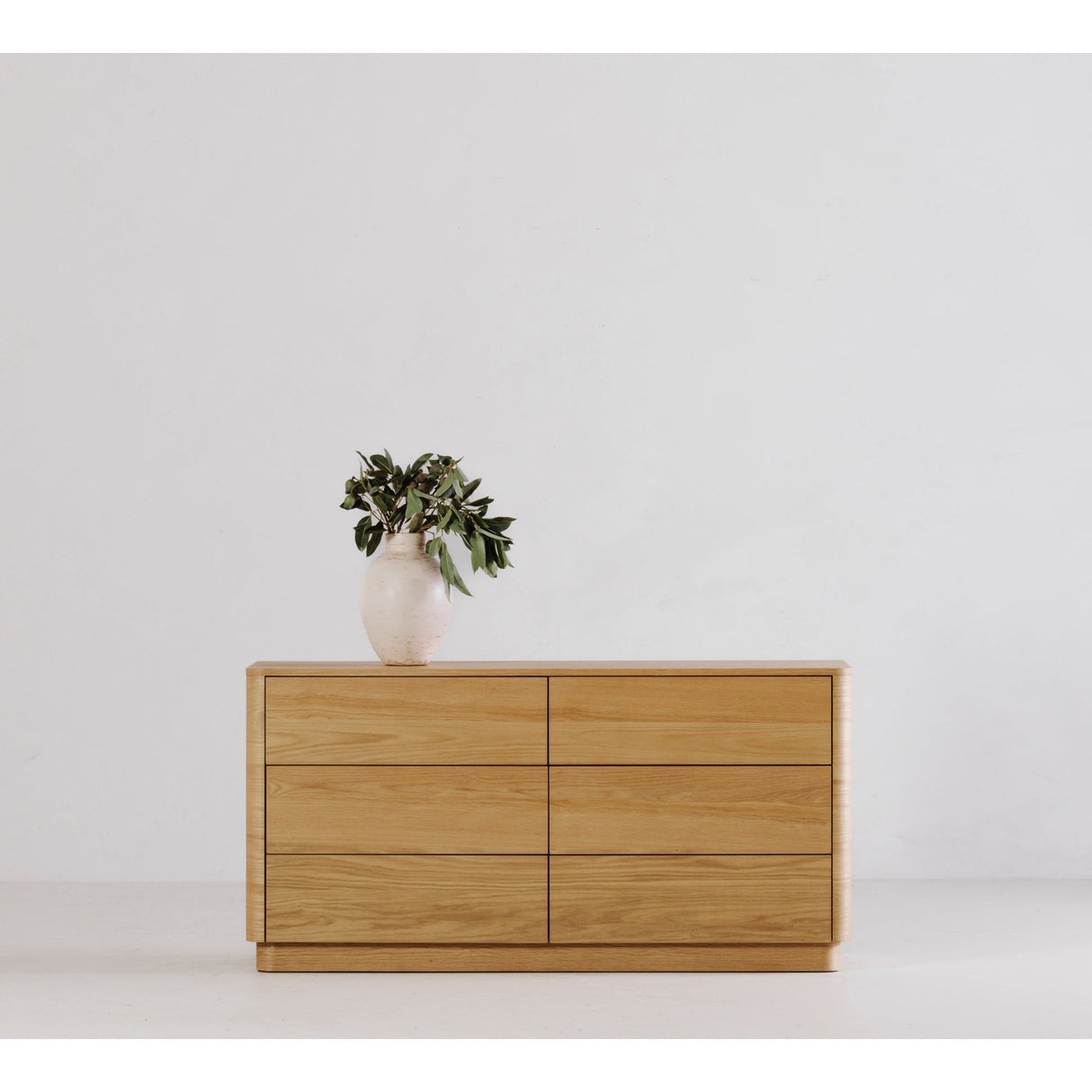 Round Off Light Oak Brown Dresser by Moe's Home at Eve Furniture