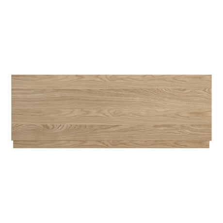 Round Off Light Oak Brown King Bed by MOES at Eve Furniture