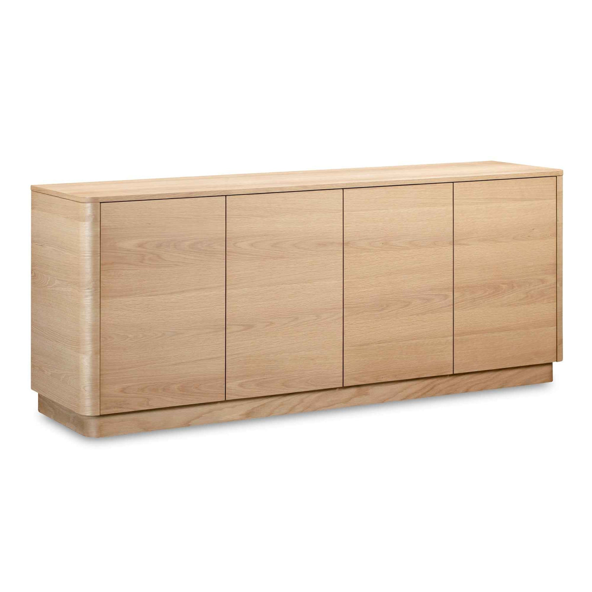 Round Off Natural Oak Sideboard