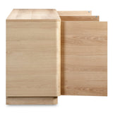 Round Off Natural Oak Sideboard by Moe's Home at Eve Furniture