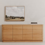 Round Off Natural Oak Sideboard by Moe's Home at Eve Furniture