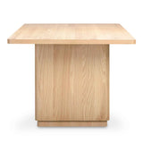Round Off Natural Oak Small Dining Table