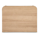 Round Off Natural Oak Tall Nightstand by Moe's Home at Eve Furniture