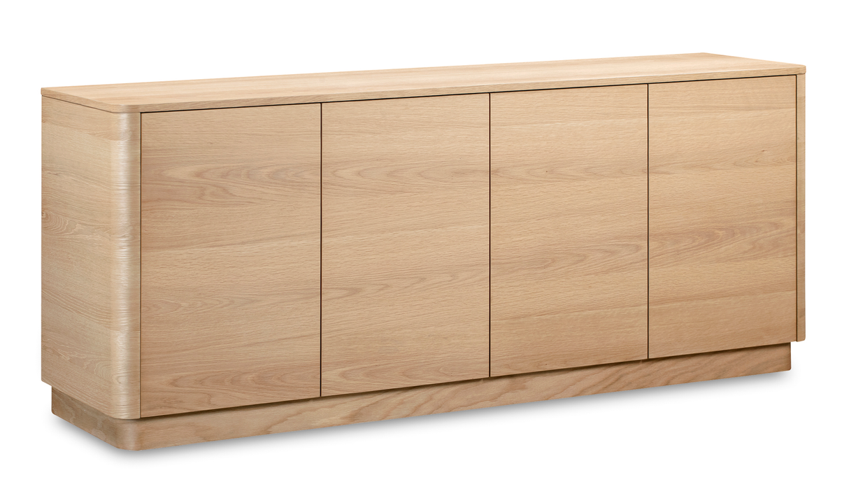 Round Off Sideboard Natural Oak by Moe's Home at Eve Furniture