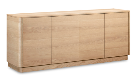 Round Off Sideboard Natural Oak by Moe's Home at Eve Furniture