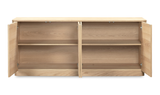 Round Off Sideboard Natural Oak by Moe's Home at Eve Furniture