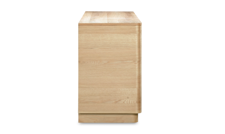 Round Off Sideboard Natural Oak by Moe's Home at Eve Furniture