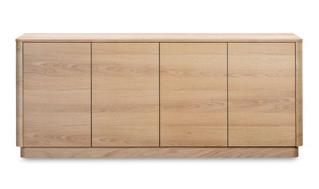 Round Off Sideboard Natural Oak by Moe's Home at Eve Furniture