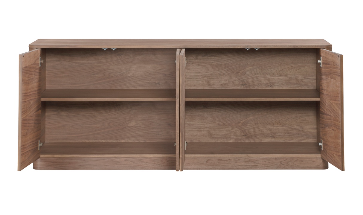 Round Off Sideboard Walnut Brown by Moe's Home at Eve Furniture