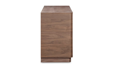 Round Off Sideboard Walnut Brown by Moe's Home at Eve Furniture