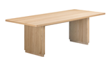 Round Off Small Dining Table Natural Oak by Moe's Home at Eve Furniture