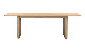 Round Off Small Dining Table Natural Oak by Moe's Home at Eve Furniture