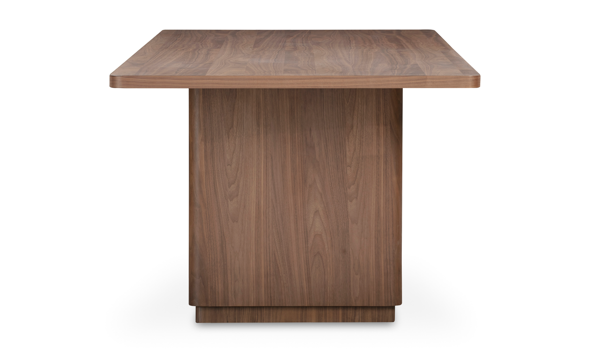 Round Off Small Dining Table Walnut Brown by Moe's Home at Eve Furniture