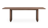 Round Off Small Dining Table Walnut Brown by Moe's Home at Eve Furniture