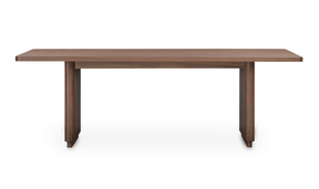 Round Off Small Dining Table Walnut Brown by Moe's Home at Eve Furniture