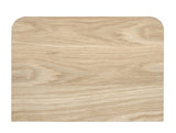 Round Off Small Nightstand Light Oak Brown by Moe's Home at Eve Furniture