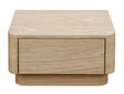 Round Off Small Nightstand Light Oak Brown by Moe's Home at Eve Furniture