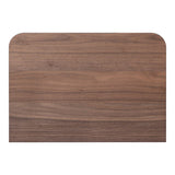 Round Off Small Nightstand Walnut by Moe's Home at Eve Furniture