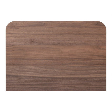 Round Off Small Nightstand Walnut by Moe's Home at Eve Furniture