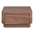 Round Off Small Nightstand Walnut by Moe's Home at Eve Furniture