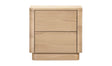 Round Off Tall Nightstand Natural Oak by Moe's Home at Eve Furniture