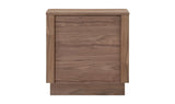 Round Off Tall Nightstand Walnut Brown by Moe's Home at Eve Furniture