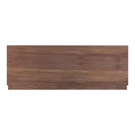 Round Off Walnut Brown Queen Bed by MOES at Eve Furniture