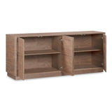 Round Off Walnut Brown Sideboard by Moe's Home at Eve Furniture