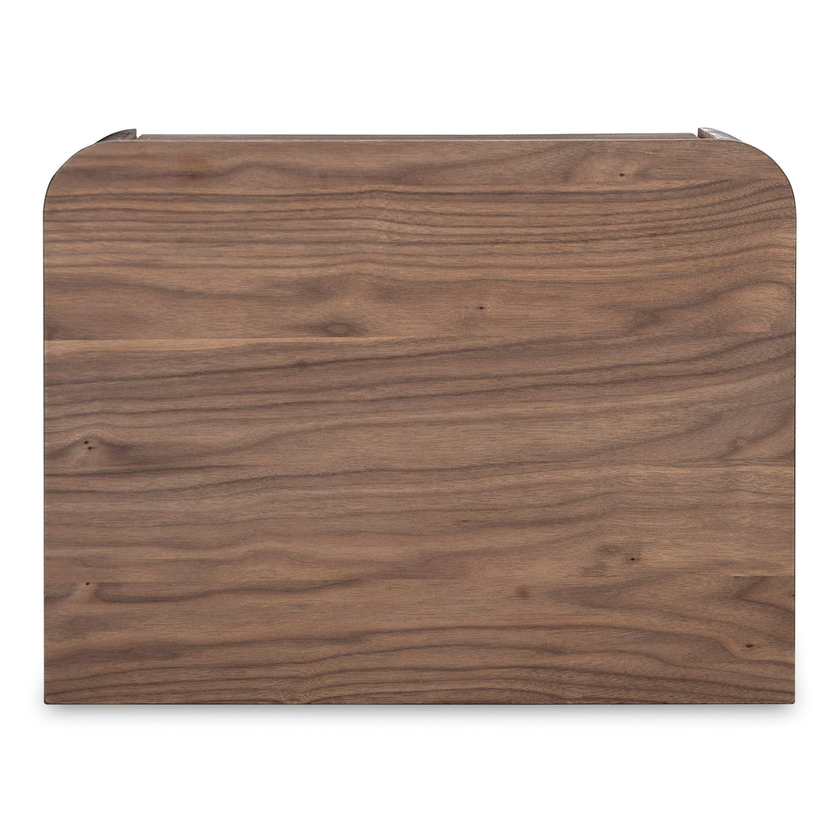Round Off Walnut Brown Tall Nightstand by Moe's Home at Eve Furniture