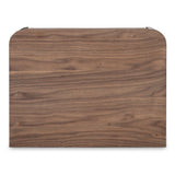 Round Off Walnut Brown Tall Nightstand by Moe's Home at Eve Furniture