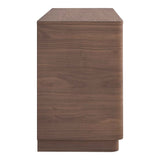 Round Off Walnut BrownDresser