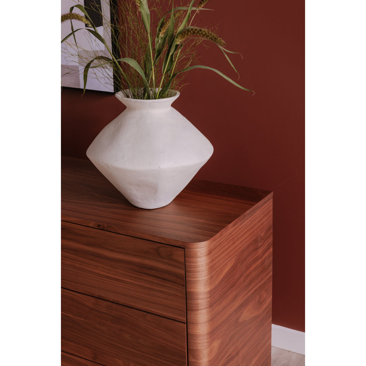 Round Off Walnut BrownDresser by Moe's Home at Eve Furniture
