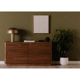 Round Off Walnut BrownDresser by Moe's Home at Eve Furniture