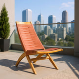 Rova Terracotta Outdoor Lounge Chair by Zuomod at Eve Furniture
