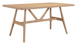 Rovina Natural Dining Table by Zuomod at Eve Furniture