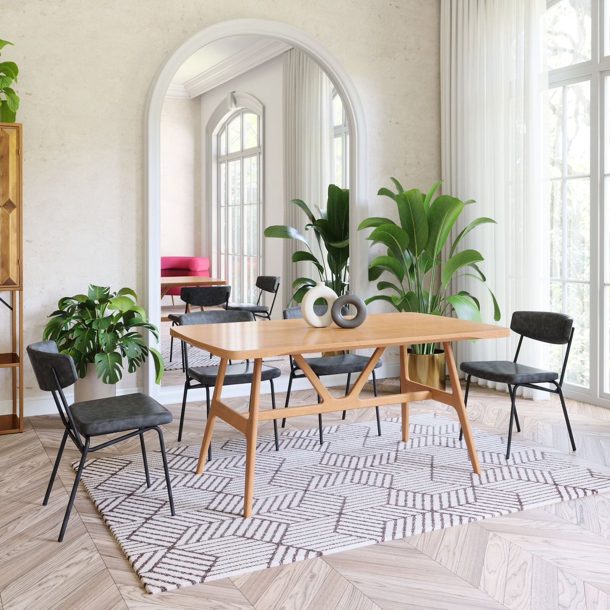 Rovina Natural Dining Table by Zuomod at Eve Furniture