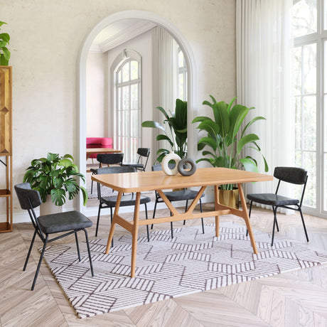 Rovina Natural Dining Table by Zuomod at Eve Furniture