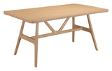 Rovina Natural Dining Table by Zuomod at Eve Furniture